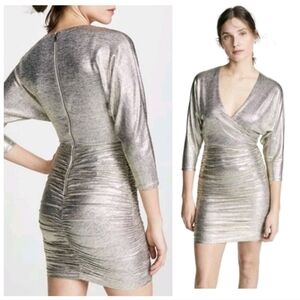 Alice + Olivia Pace Batwing Sleeve Mini Dress Size 2 $398